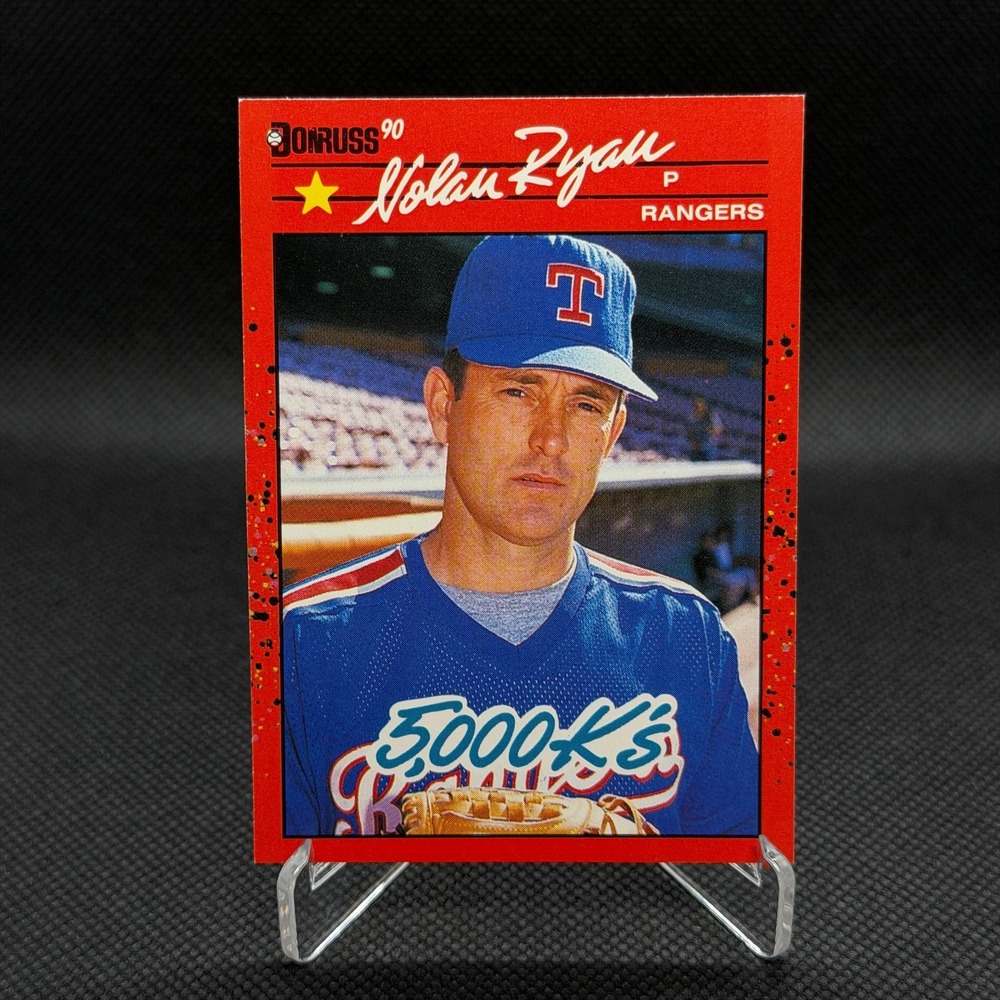 Nolan Ryan 1990 Donruss 5000Ks #659 Rangers Baseball Card NM